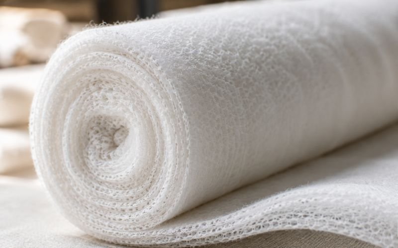 Breathable medical grade synthetic cast padding roll for hot climates