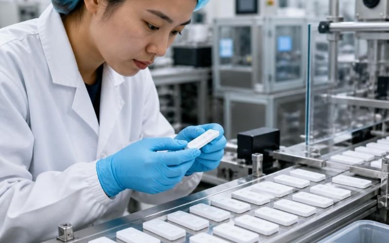 Hospital laboratory stocked with diagnostic and rapid test kits in Nigeria and Kenya