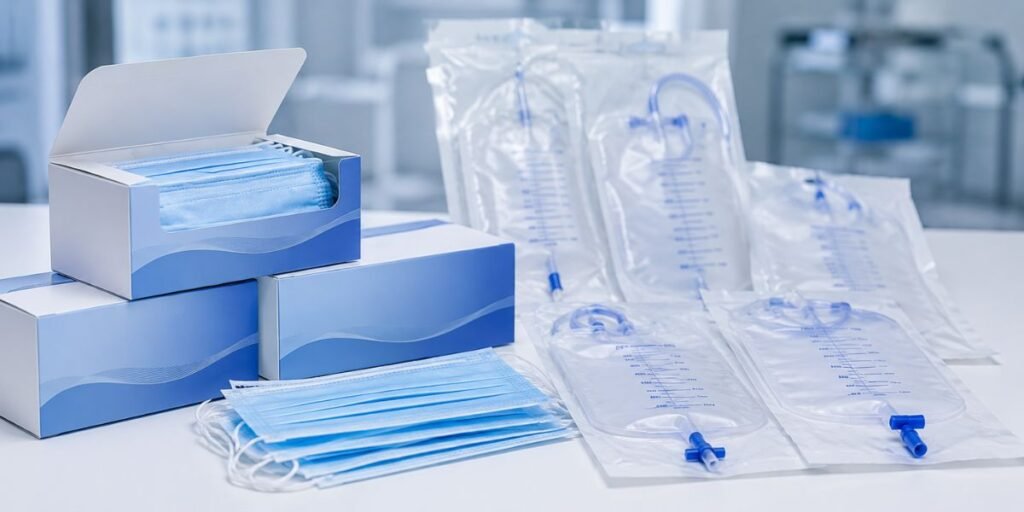 Surgical masks and urinary drainage bags supplier for export to Africa and Middle East